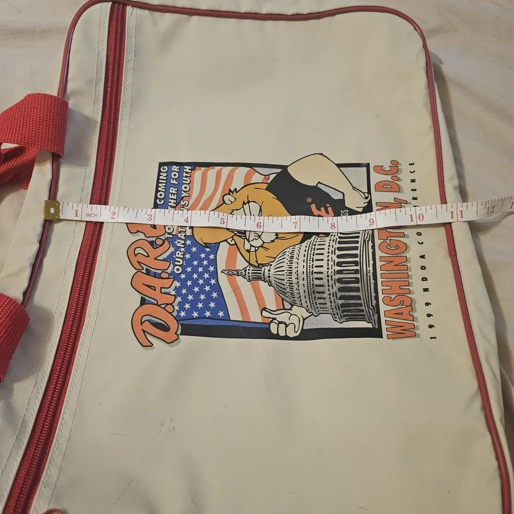 Rare Vintage 90's D.A.R.E To Resist Drugs And Violence Washington DC Bag